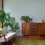 Stem Floral Hand-Tufted Wool Rug - Image 1