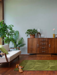 Stem Floral Hand-Tufted Wool Rug - Image 1
