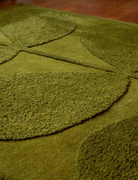 Stem Floral Hand-Tufted Wool Rug - Image 3