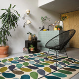 Stem Kingfisher Floral Hand-Tufted Wool Rug - Image 2