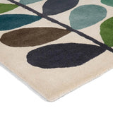 Stem Kingfisher Floral Hand-Tufted Wool Rug - Image 5