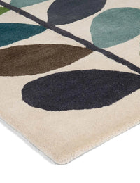 Stem Kingfisher Floral Hand-Tufted Wool Rug - Image 5