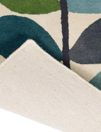 Stem Kingfisher Floral Hand-Tufted Wool Rug - Image 6