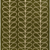 Stem Olive Floral Hand-Tufted Wool Rug - Image 1