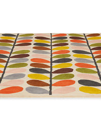Stem Rainbow Floral Hand-Tufted Wool Rug - Image 4