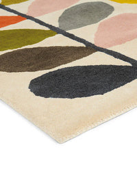 Stem Rainbow Floral Hand-Tufted Wool Rug - Image 5