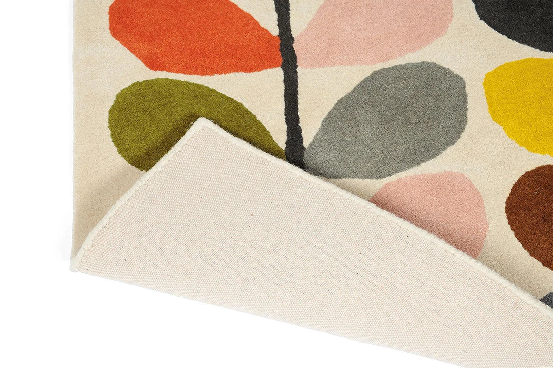 Stem Rainbow Floral Hand-Tufted Wool Rug - Image 6