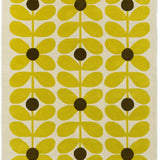 Stem Yellow Floral Hand-Tufted Wool Rug - Image 1