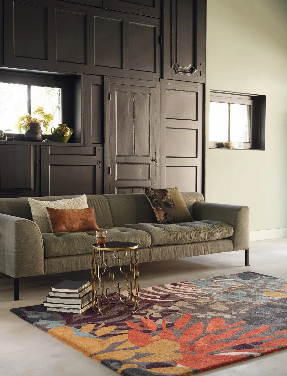 Submarine Floral Hand-Tufted Wool Rug - Image 1