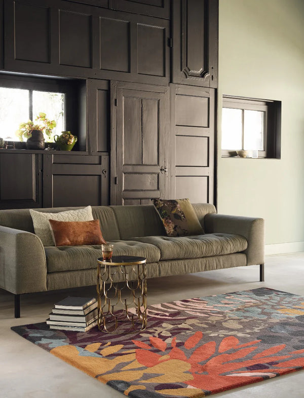 Submarine Floral Hand-Tufted Wool Rug - Image 1
