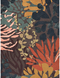 Submarine Floral Hand-Tufted Wool Rug - Image 2