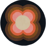 Sunflower Pink Irregular Hand-Tufted Wool Rug - Image 1