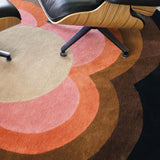Sunflower Pink Irregular Hand-Tufted Wool Rug - Image 2