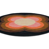 Sunflower Pink Irregular Hand-Tufted Wool Rug - Image 3