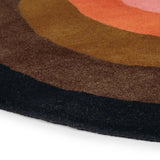 Sunflower Pink Irregular Hand-Tufted Wool Rug - Image 4