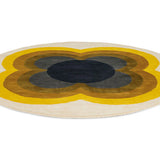 Sunflower Yellow Irregular Hand-Tufted Wool Rug - Image 2