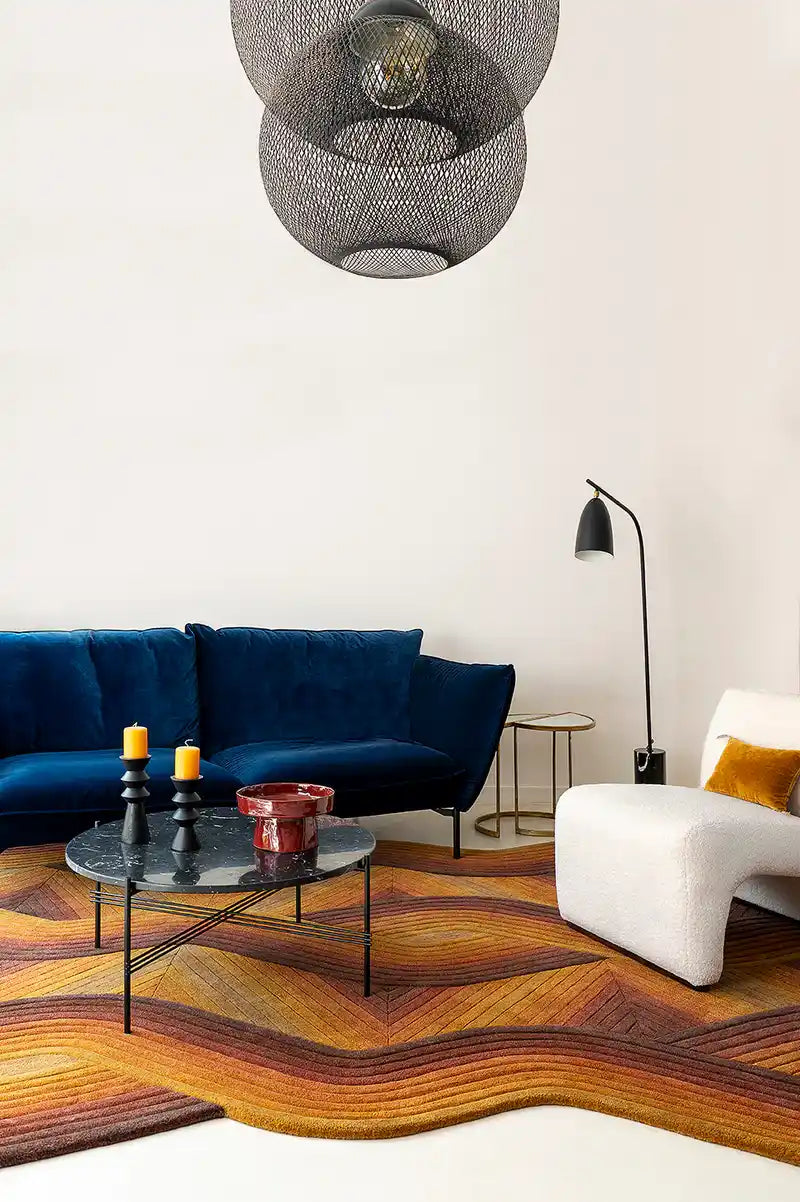 Sunoma Irregular Hand-Tufted Wool Rug - Image 1