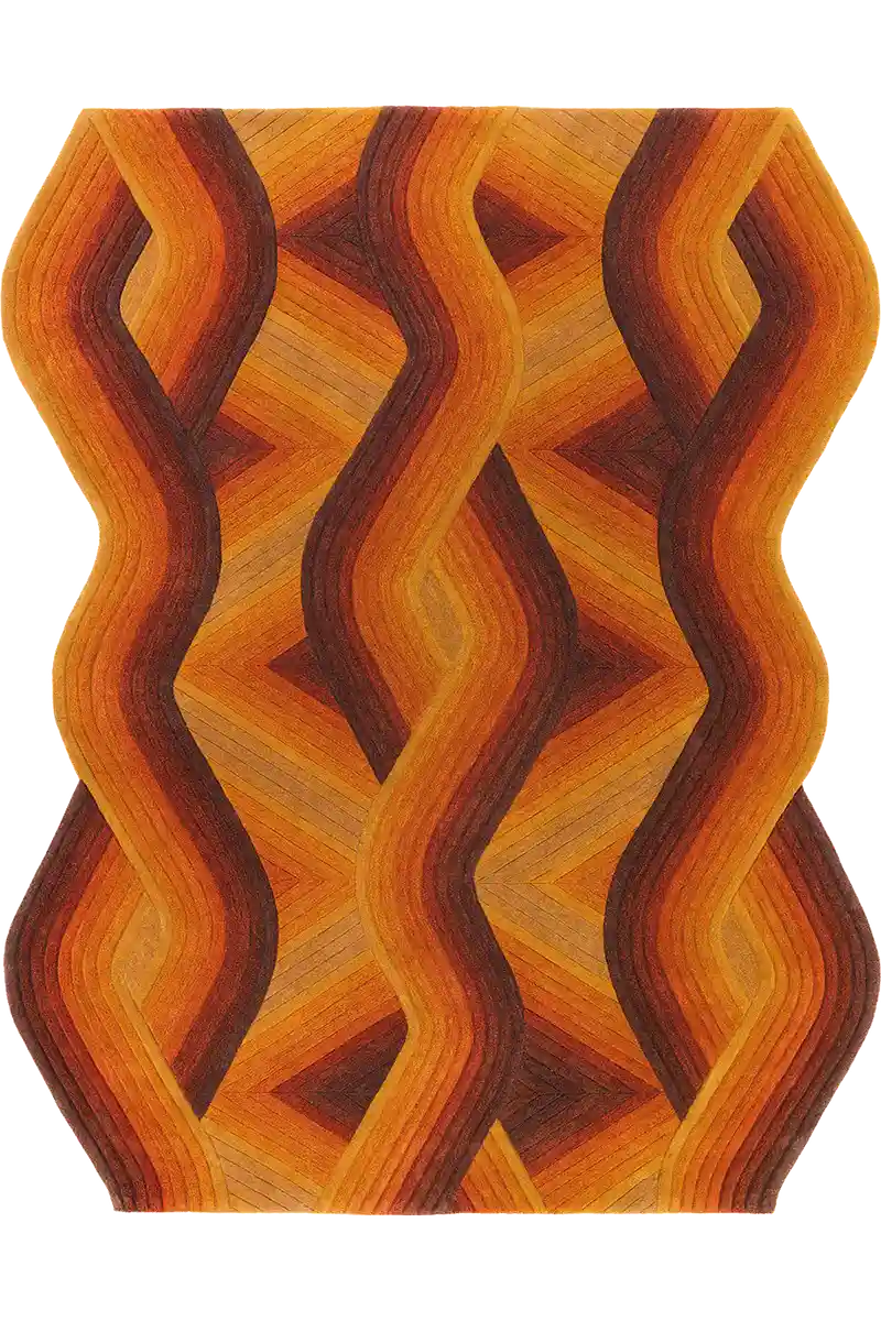 Sunoma Irregular Hand-Tufted Wool Rug - Image 4
