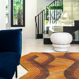 Sunoma Irregular Hand-Tufted Wool Rug - Image 5