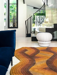 Sunoma Irregular Hand-Tufted Wool Rug - Image 5