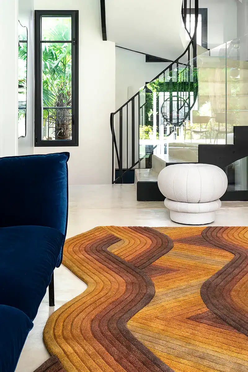 Sunoma Irregular Hand-Tufted Wool Rug - Image 5
