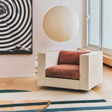 Tacubarn Abstract Hand-Tufted Wool Rug - Image 1