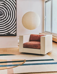Tacubarn Abstract Hand-Tufted Wool Rug - Image 1