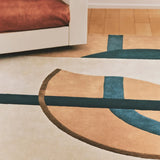 Tacubarn Abstract Hand-Tufted Wool Rug - Image 3