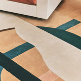 Tacubarn Abstract Hand-Tufted Wool Rug - Image 4