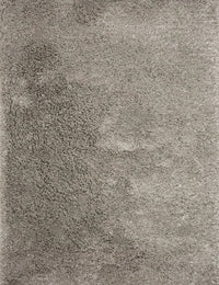 Taupe Solid Plush Shag Rug - Image 2
