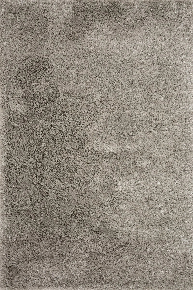 Taupe Solid Plush Shag Rug - Image 2