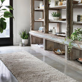 Taupe Solid Plush Shag Rug - Image 3