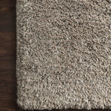 Taupe Solid Plush Shag Rug - Image 6