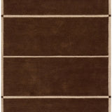 Taya Brown Geometric Hand-Tufted Wool Rug - Image 2