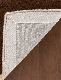 Taya Brown Geometric Hand-Tufted Wool Rug - Image 3