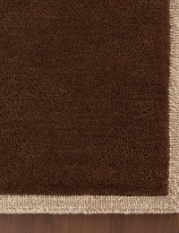 Taya Brown Geometric Hand-Tufted Wool Rug - Image 4