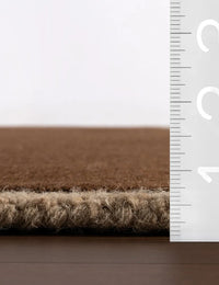 Taya Brown Geometric Hand-Tufted Wool Rug - Image 5