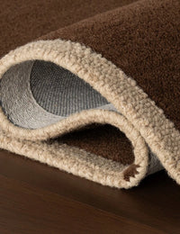 Taya Brown Geometric Hand-Tufted Wool Rug - Image 6