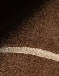 Taya Brown Geometric Hand-Tufted Wool Rug - Image 7