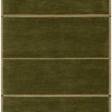 Taya Green Geometric Hand-Tufted Wool Rug - Image 2
