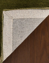 Taya Green Geometric Hand-Tufted Wool Rug - Image 3