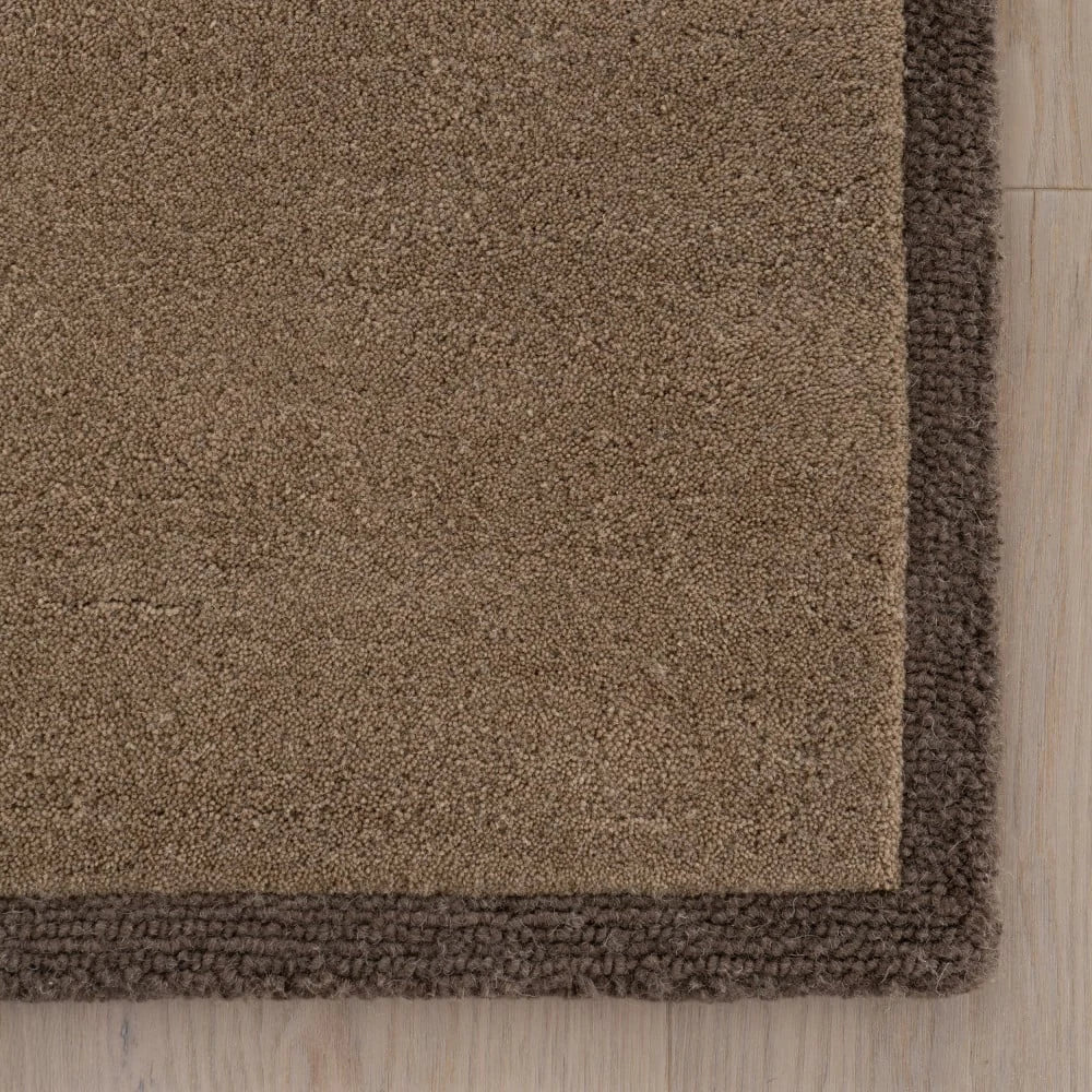 Taya Tan Geometric Hand-Tufted Wool Rug - Image 6