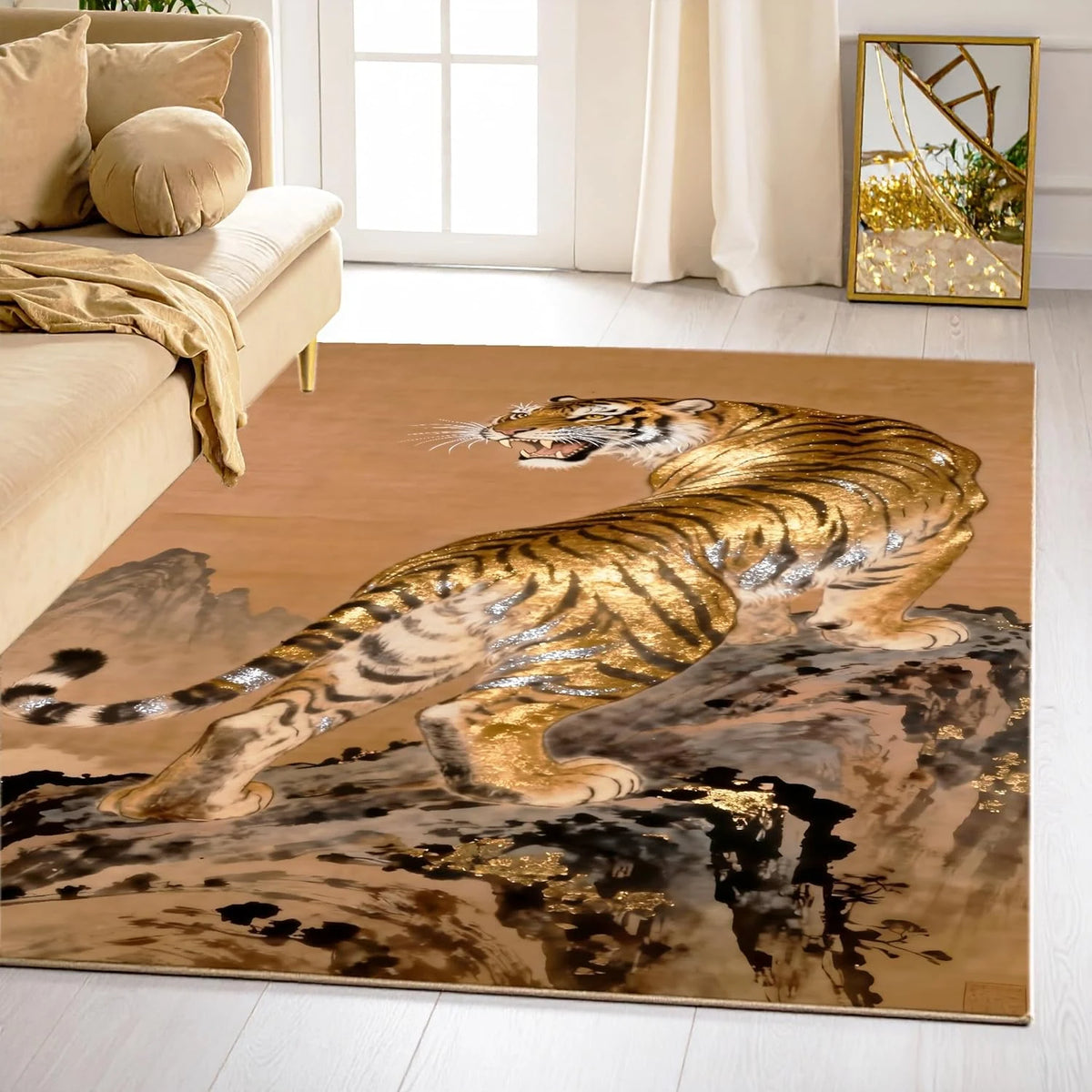 Tiger Kids Wool Rug - Image 1