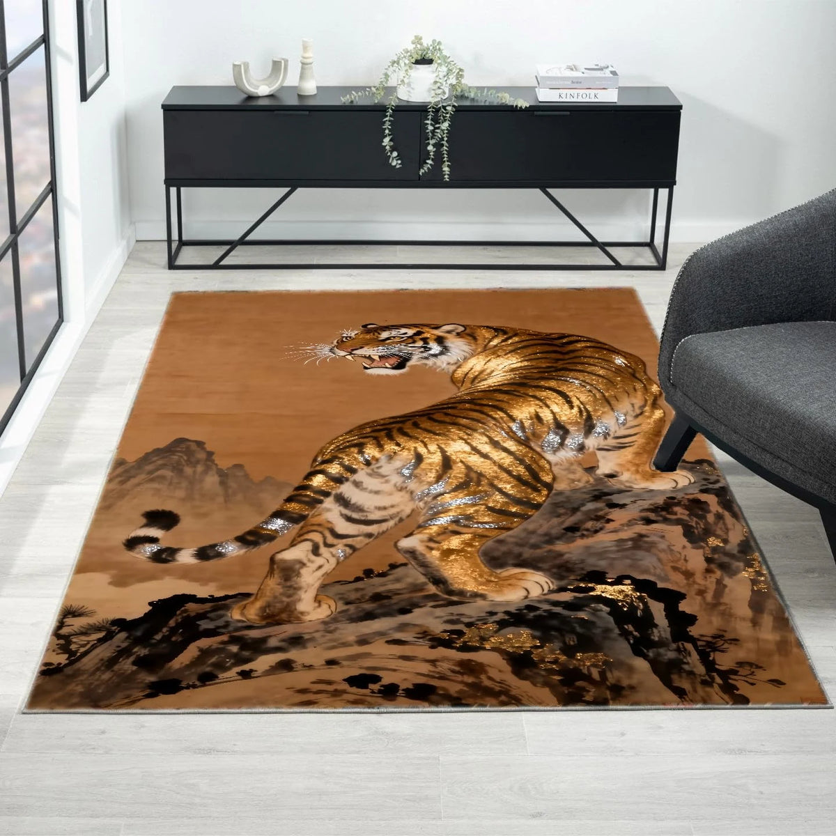 Tiger Kids Wool Rug - Image 4