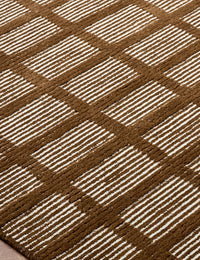 Track Geometric Hand-Tufted Wool Rug - Image 3