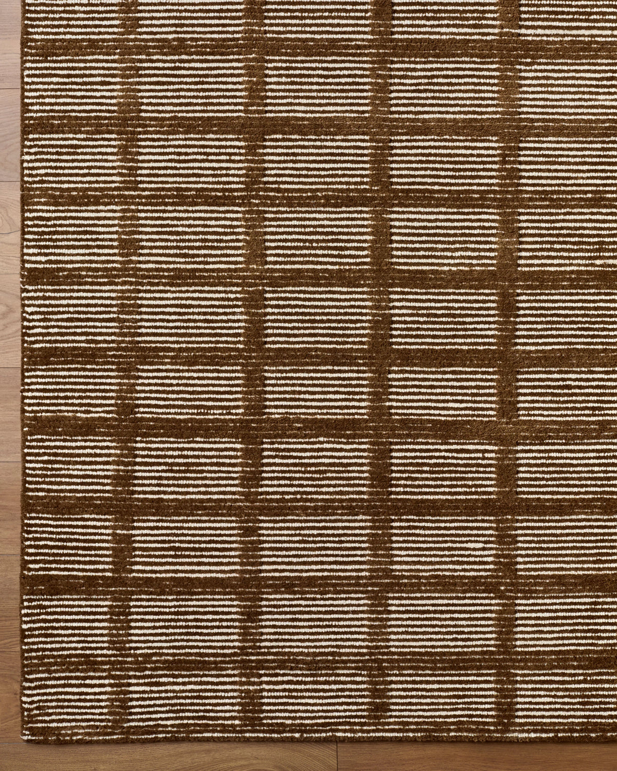 Track Geometric Hand-Tufted Wool Rug - Image 4