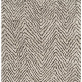 Wave Ivory Grey Modern Plush Shag Rug - Image 2