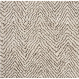 Wave Ivory Grey Modern Plush Shag Rug - Image 5