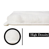 White Faux Rabbit Fur Rug - Image 5