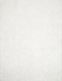 White Solid Plush Shag Rug - Image 2